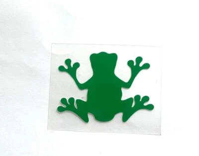 Frog Stickers Iron On Decals Clothes T-Shirt  x 2 - Image 1 of 3