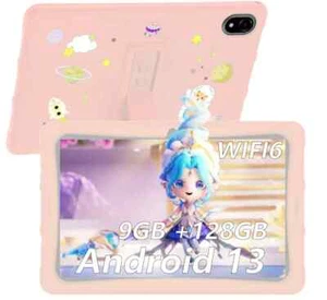 DOOGE U10 KID Tablet Bambini 10 Pollici Android 13, 9 GB RAM + 128 GB Rosa - Imagen 1 de 4