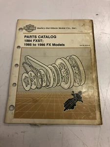 Catálogo de piezas Harley Davidson modelo FX 1985-1986 P/N 99455-86 usado (G3) 3 - Imagen 1 de 4