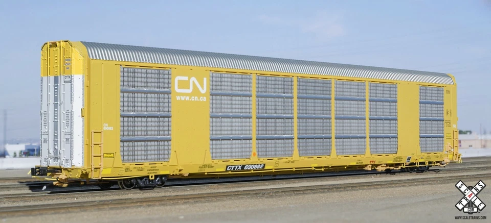 Scaletrains Rivet Counter SXT32132 Multi-Max Autorack CN White Logo #690916 - Image 1 of 1