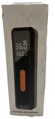 Inflador de neumáticos inalámbrico portátil bomba de aire para coche motocicleta bicicleta baloncesto Foto 1 de 4