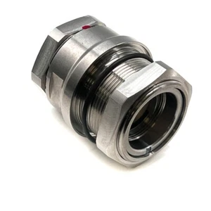 Souriau TRENSFM5M4D8ULCXNP2 Panel Mount ULC Connector, 4-Pin, Hex Nut, Blue - Picture 1 of 11