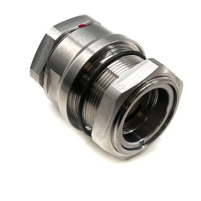 Souriau TRENSFM5M4D8ULCXNP2 Panel Mount ULC Connector, 4-Pin, Hex Nut, Blue - Image 1 of 4