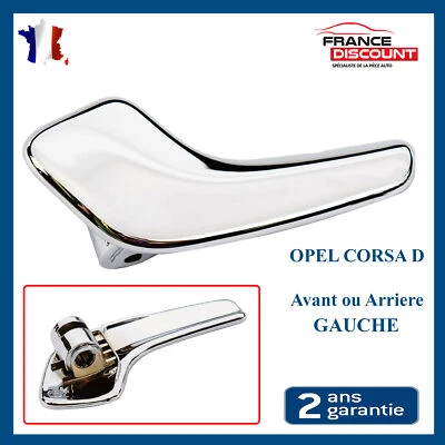 POIGNEE DE PORTE INTERIEURE AVANT OU ARRIERE GAUCHE OPEL CORSA D 136044 13297813 - Imagen 1 de 4