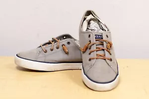 SPERRY Lace Up Sneakers Women's Size 10 M Light Gray Shoes STS95227 Slip On - Picture 1 of 11