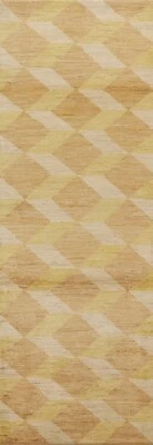 Hand-knotted Gabbeh Kashkoli 10 ft. Runner Rug Modern Carpet 3x10 - Image 1 of 4