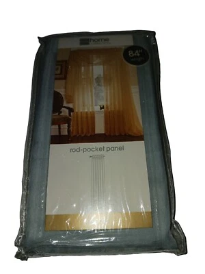VTG JC Penney Home Collection Sensations Rod Pocket Panel 52x84"-Aqua Dust-New - Image 1 of 2