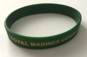 ROYAL MARINES COMMANDO SILICONE WRISTBAND - Picture 1 of 2