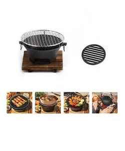 Cast Iron Hibachi Grill hibachi grill outdoorportable camping stovehibachi ta... - Picture 1 of 5