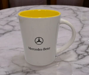 Gelb-weiß Mercedes-Benz Kaffeebecher Tasse - Bild 1 von 8