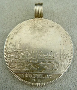 Münze Taler 1765 Nürnberg Stadtansicht Konventionstaler - Bild 1 von 17