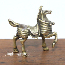 Brass Horse Figurine Statue House Office Table Decoration Animal Figurines Toys