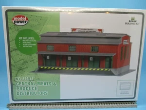 MODEL POWER N SCALE STRUCTURE KIT - CENTRAL MEATS & PRODUCE - Picture 1 of 3