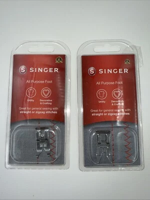 Lot Of 2 - Singer #2500268 (S)All-Purpose Foot OEM SEALED- Great Deal! - Image 1 of 3