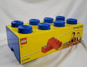 LEGO Storage Brick 8, Bright Blue (NEW) - Picture 1 of 12
