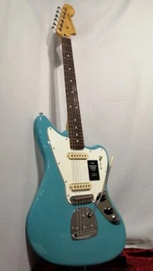 Fender Player II Jaguar RW AQB Electric Guitar Made in Mexico - Picture 1 of 14