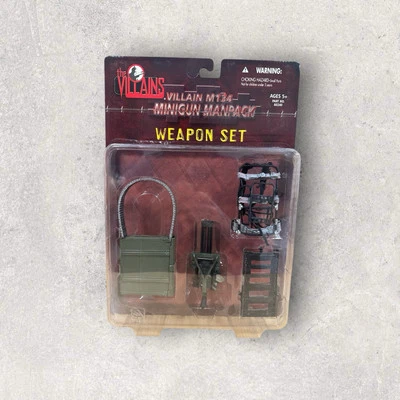 21st Century Toys The Villains M134 MINIGUN MANPACK Juego de armas escala 1:6 ¡RARO!! Foto 1 de 2