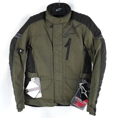 Alpinestars Gravity Drystar Motorcycle Jacket In Forest Black - Men's Size Small - Image 1 of 4