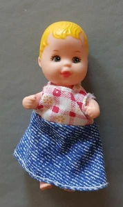 Vintage 1973 Mattel 2.75" Barbie Krissy Baby Doll Great Condition - Picture 1 of 5