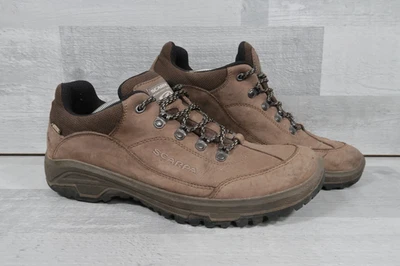 Scarpa Cyrus GTX Mens Brown Leather UK 9 Lace Up Hiking Walking Outdoor Gortex - Image 1 of 4