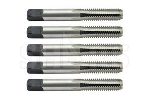 Shars 5 PCS 3/8-16NC Bottom Carbon Steel Standard Hand Tap H3 New !} - Picture 1 of 5