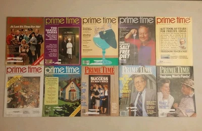 Prime Time Magazine Lot Of 10 Issues 1980s - Image 1 of 4