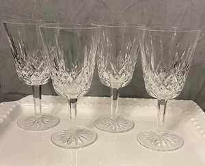 Waterford Lismore Crystal Goblets set of 4 - Picture 1 of 4