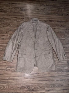 Porfidia Blazer Herren 54R Braun Wolle Hahnentritt Karo Made in Italy Zegna Tuch - Bild 1 von 8