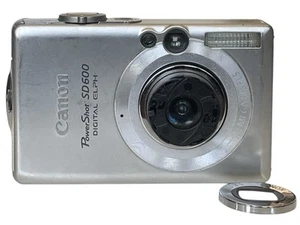 Canon PowerShot ELPH SD600 6.0MP Silver Camera Only (No Battery) FOR PARTS ONLY - Picture 1 of 9