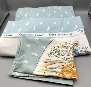 Juego de tres hojas gemelas vintage Cannon Peter Rabbit con Beatrix Potter 1987 - Imagen 1 de 16