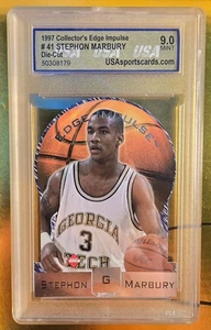 1997 Collector's Edge Edge Impulse - Stephon Marbury #41 Die-Cut Mint 9.0 - Bild 1 von 2