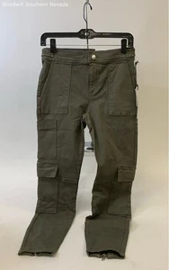Blue Revival Women's Army Green Cargo Pants - Size 26 - Picture 1 of 4