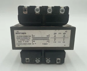 Quadrato D 9070T100D5 Trasformatore di tensione 100va 550/575/600v-ac 110/115/120v-ac  - Foto 1 di 7