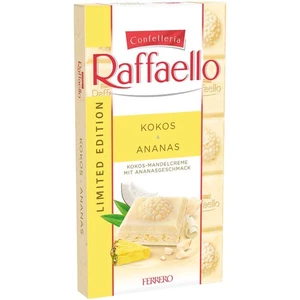 RAFFAELLO WEISSE SCHOKOLADENTAFEL MIT KOKOS- UND ANANASGESCHMACK LIMITED EDITION - Bild 1 von 2