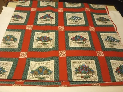 Holiday Berries Mother Earth's Cotton Fabric Over 4 Yards - Image 1 of 4