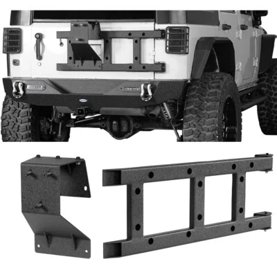 Refuerzo de puerta trasera + soportes porta neumáticos de repuesto para Jeep Wrangler JK 2007-18 Foto 1 de 4