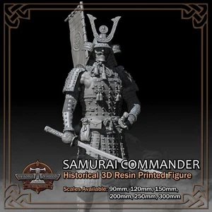Taisho Samurai Commander - model figury z żywicy 3D - skala 90mm do 300mm - Zdjęcie 1 z 16