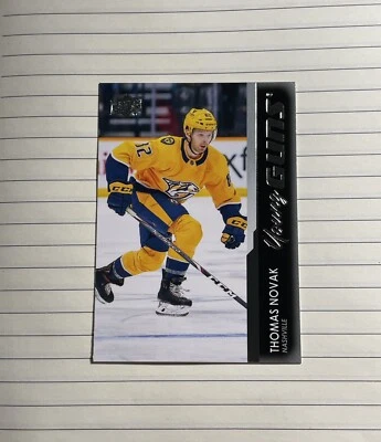 2021-22 Upper Deck Series Two Thomas Novak Rookie Young Guns #476 - Image 1 of 2