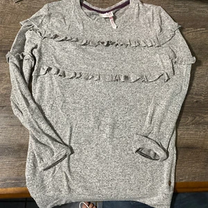 Girls Matilda Jane size 12 435 gray marble Light Weight sweater￼ - Picture 1 of 5