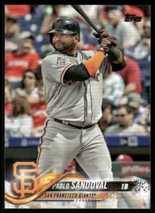 Pablo Sandoval 2018 Topps Update #US24 San Francisco Giants Baseball Card - Picture 1 of 2