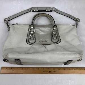 Bolso Coach Ashley K1149-F15445. Cuero blanco. Ver fotos y descripción. - Imagen 1 de 9