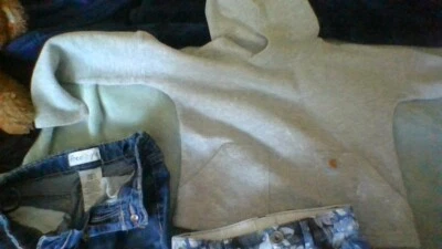 LOTE de Pantalones de mezclilla Carhartt con capucha/pantalón azul estilo libre hasta la rodilla de gato/suéter para gato talla 4/5  Foto 1 de 4