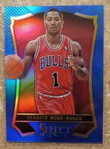 2013- 2014 Prizm Select Blue /49 Derrick Rose - Picture 1 of 5