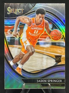 Jaden Springer 2021 Select Chronicles Silver Prizm #295 Volunteers Rookie RC - Imagen 1 de 2