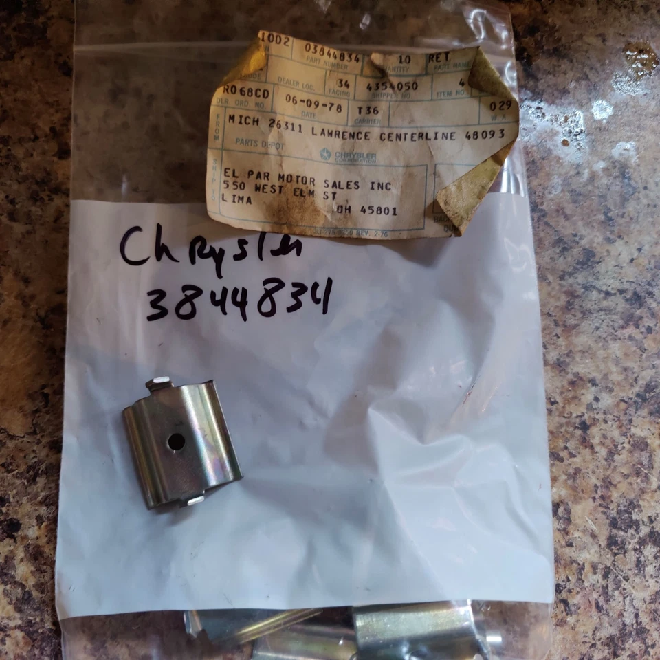 OEM Mopar Front Seat Cushion Retainer(5X) # 3844834/Fits 1976-1977 Dodge Charger - Image 1 of 1