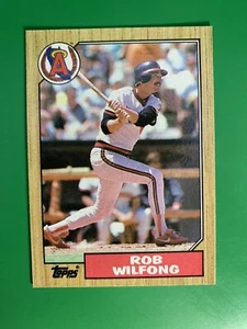 1987 Topps Rob Wilfong #251 California Angels - Picture 1 of 2