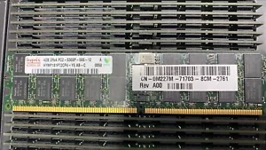 Lot of 10 HYMP151P72CP4-Y5 4GB DDR2-667 RDIMM RAM Supermicro A+ Server 1041A-T2F - Picture 1 of 1