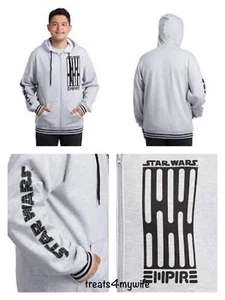 NWT! MAD ENGINE Star Wars Empire Dark Drain Zip-Up Hoodie Men's 2XL~3XL SO SOFT - Picture 1 of 9
