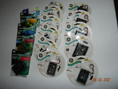 1 Lot of Various GE Cordless Phone Batteries (16) Battery Packs New Old Stock - Image 1 of 4