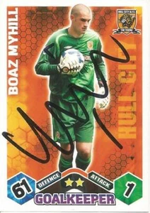 BOAZ MYHILL SIGNED HULL 2009/2010 MATCH ATTAX TRADING CARD + COA - Bild 1 von 1